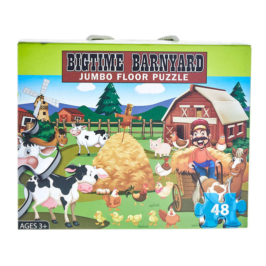 Jumbo Farm Animal Floor Puzzle