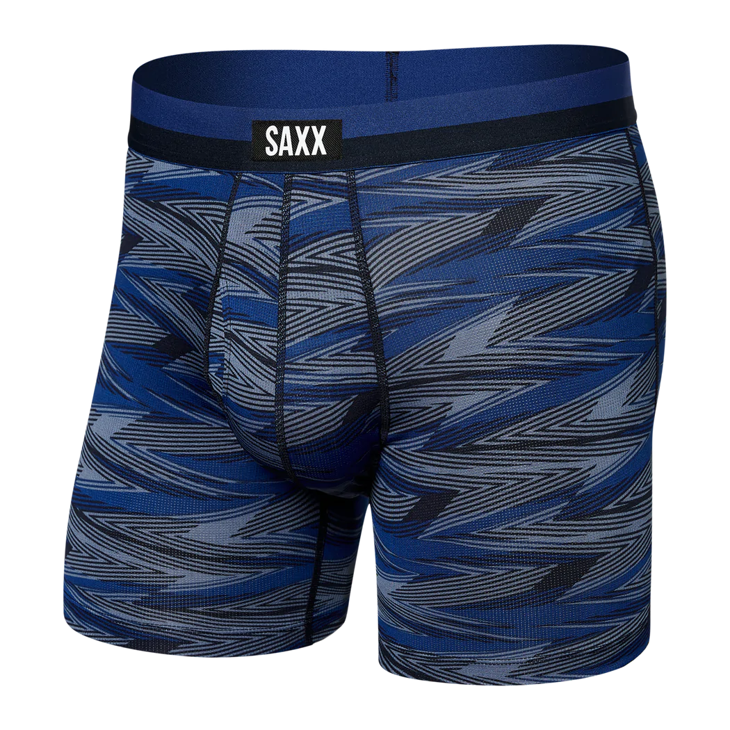 Lightning Stripe- Blue Saxx Underwear